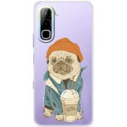 Прозорий чохол BoxFace Infinix Hot 70 Dog Coffeeman