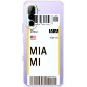 Прозорий чохол BoxFace Infinix Hot 70 Ticket Miami