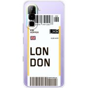 Прозорий чохол BoxFace Infinix Hot 70 Ticket London