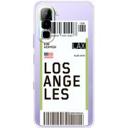 Прозорий чохол BoxFace Infinix Hot 70 Ticket Los Angeles
