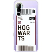 Прозорий чохол BoxFace Infinix Hot 70 Ticket Hogwarts