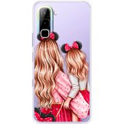 Прозорий чохол BoxFace Infinix Hot 70 Mouse Girls