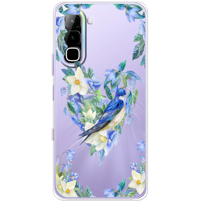 Прозорий чохол BoxFace Infinix Hot 70 Spring Bird