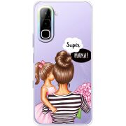 Прозорий чохол BoxFace Infinix Hot 70 Super Mama and Daughter