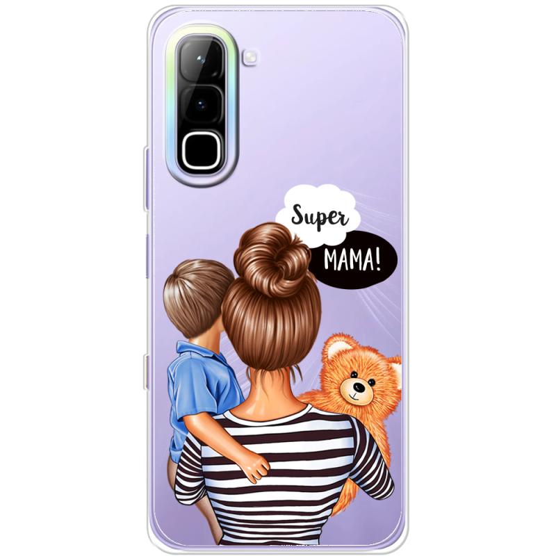 Прозорий чохол BoxFace Infinix Hot 70 Super Mama and Son