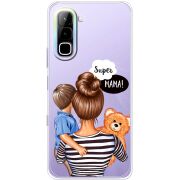 Прозорий чохол BoxFace Infinix Hot 70 Super Mama and Son