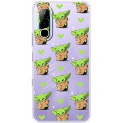 Прозорий чохол BoxFace Infinix Hot 70 Pattern Baby Yoda