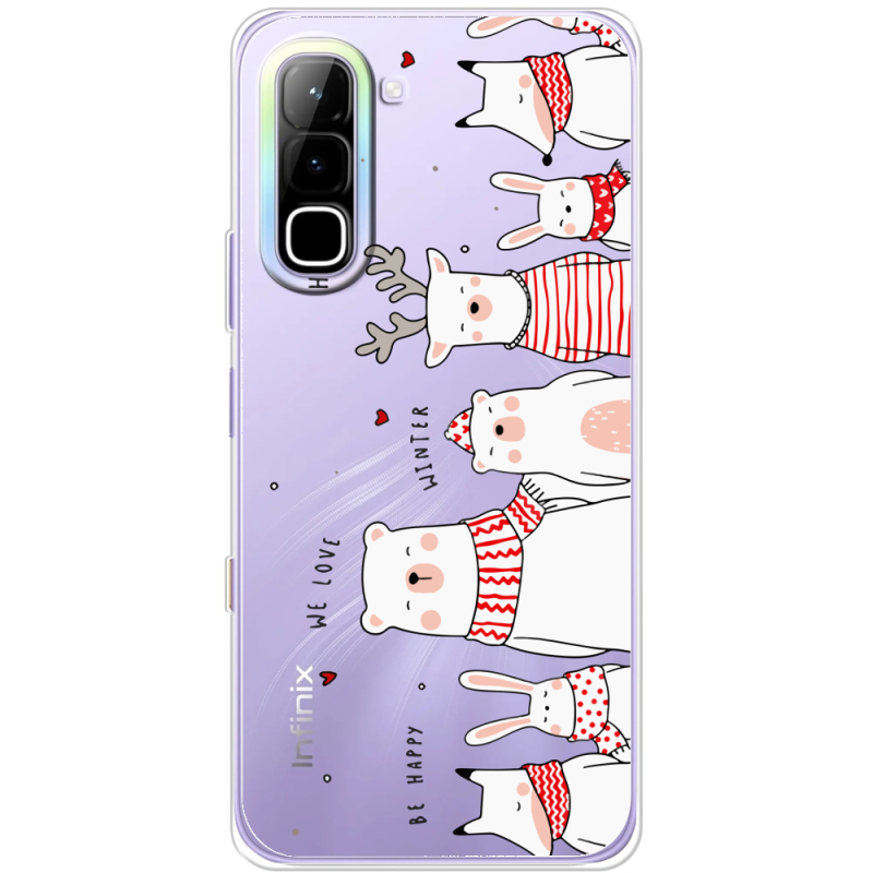 Прозорий чохол BoxFace Infinix Hot 70 The Friendly Beasts