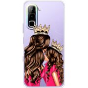Прозорий чохол BoxFace Infinix Hot 70 Queen and Princess