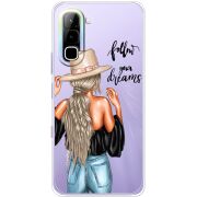 Прозорий чохол BoxFace Infinix Hot 70 Follow Your Dreams