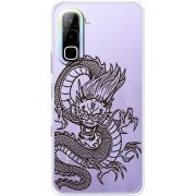 Прозорий чохол BoxFace Infinix Hot 70 Chinese Dragon