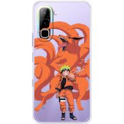 Прозорий чохол BoxFace Infinix Hot 70 Naruto and Kurama