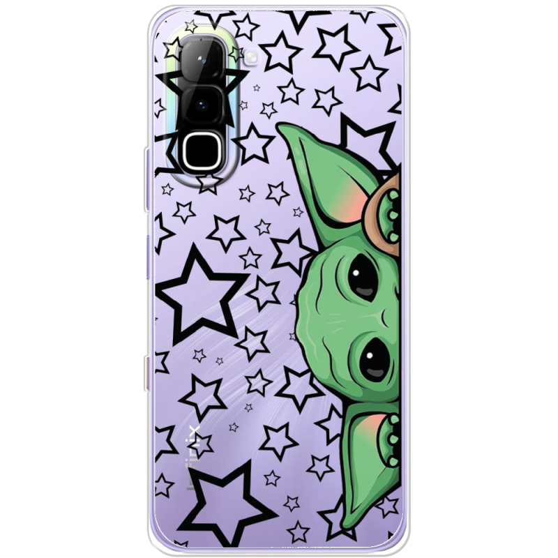 Прозорий чохол BoxFace Infinix Hot 70 Baby Yoda