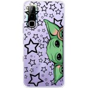 Прозорий чохол BoxFace Infinix Hot 70 Baby Yoda