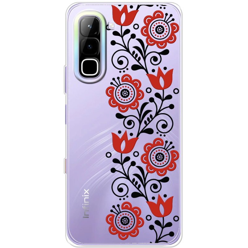Прозорий чохол BoxFace Infinix Hot 70 Ethno Ornament