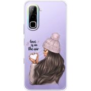 Прозорий чохол BoxFace Infinix Hot 70 love is in the air