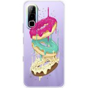 Прозорий чохол BoxFace Infinix Hot 70 Donuts