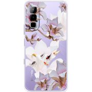Прозорий чохол BoxFace Infinix Hot 70 Chinese Magnolia