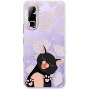 Прозорий чохол BoxFace Infinix Hot 70 Meow