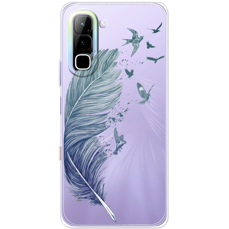 Прозорий чохол BoxFace Infinix Hot 70 Feather