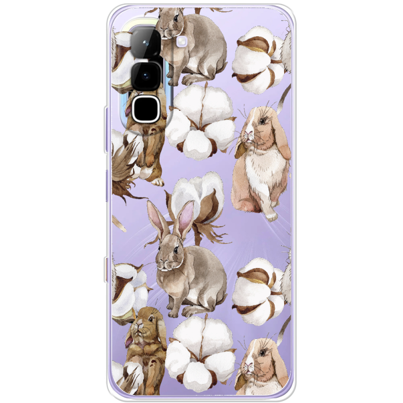 Прозорий чохол BoxFace Infinix Hot 70 Cotton and Rabbits