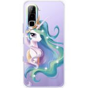 Чохол зі стразами Infinix Hot 70 Unicorn Queen