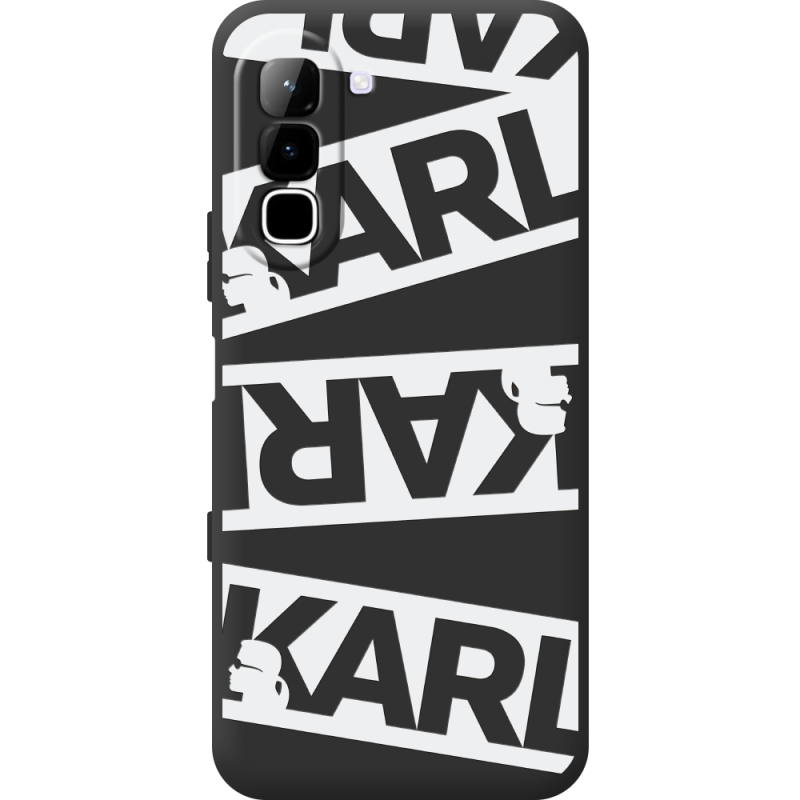 Чорний чохол BoxFace Infinix Hot 70 White Karl