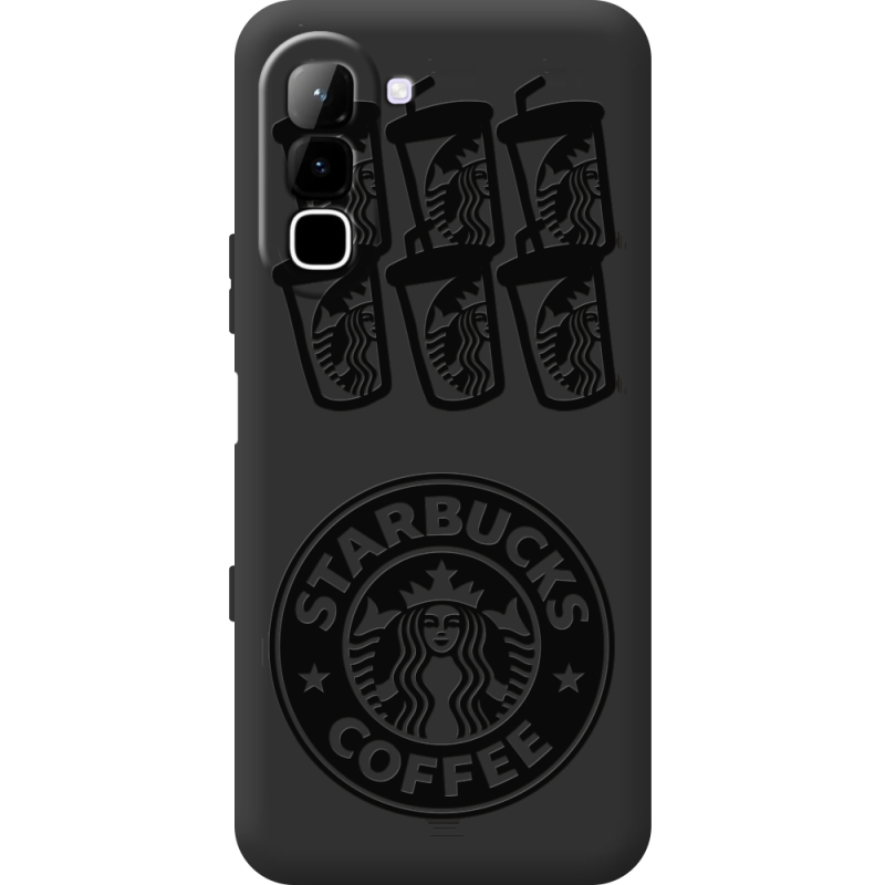 Чорний чохол BoxFace Infinix Hot 70 Black Coffee