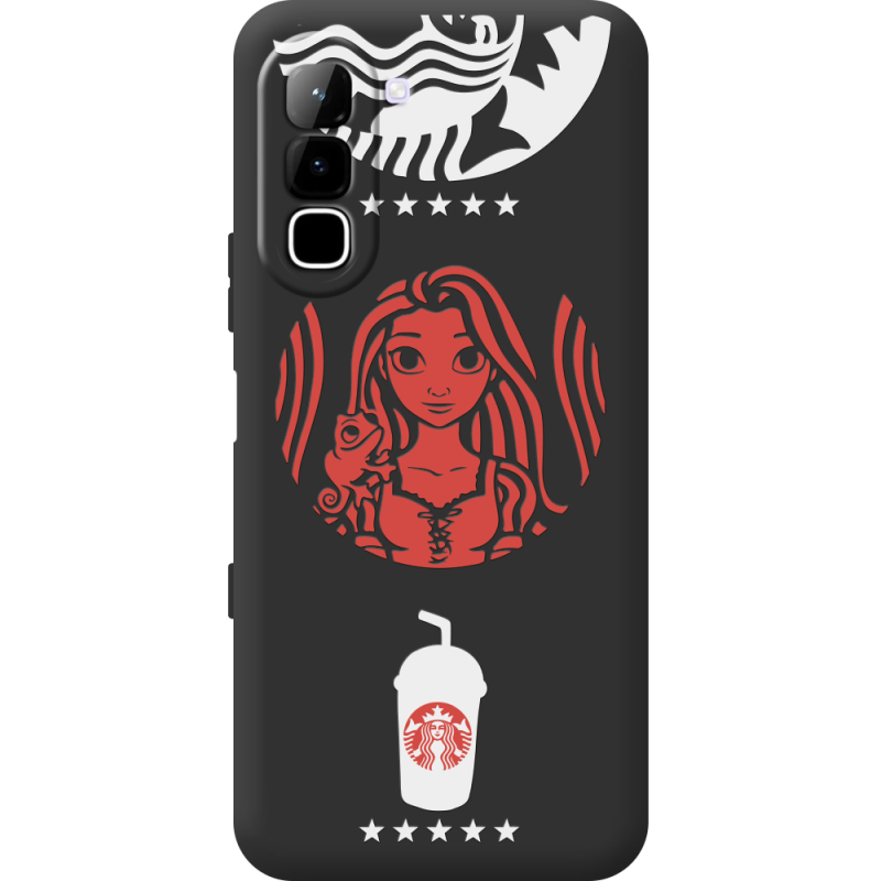 Чорний чохол BoxFace Infinix Hot 70 RedWhite Coffee