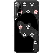 Чорний чохол BoxFace Infinix Hot 70 Flower Hair