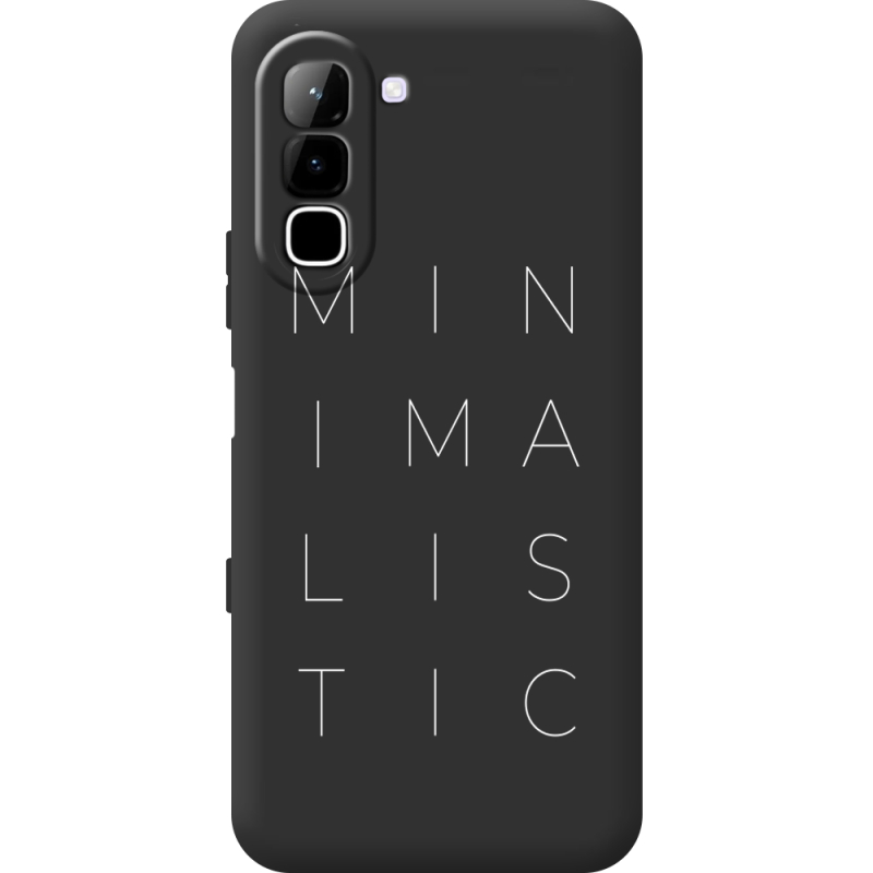 Чорний чохол BoxFace Infinix Hot 70 Minimalistic