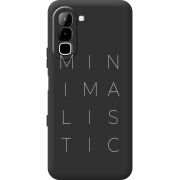 Чорний чохол BoxFace Infinix Hot 70 Minimalistic