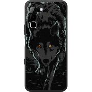 Чорний чохол BoxFace Infinix Hot 70 Wolf