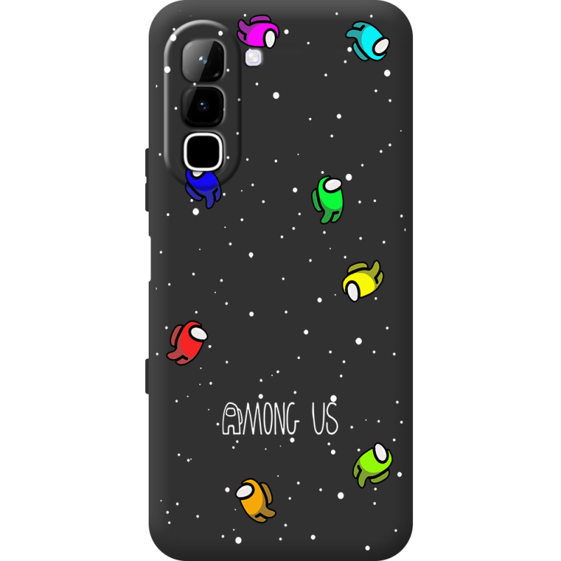 Чорний чохол BoxFace Infinix Hot 70 Among Us Invisible