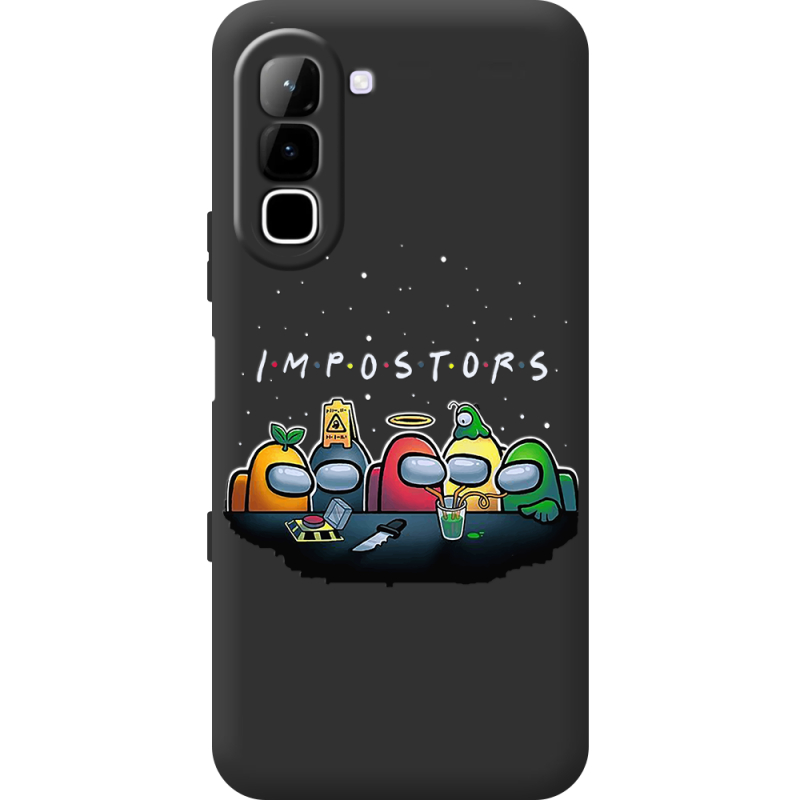 Чорний чохол BoxFace Infinix Hot 70 Among Us Impostors