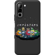 Чорний чохол BoxFace Infinix Hot 70 Among Us Impostors