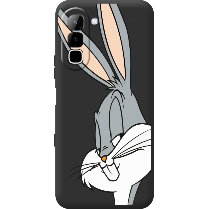 Чорний чохол BoxFace Infinix Hot 70 Lucky Rabbit