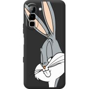 Чорний чохол BoxFace Infinix Hot 70 Lucky Rabbit