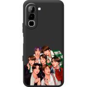 Чорний чохол BoxFace Infinix Hot 70 BTS