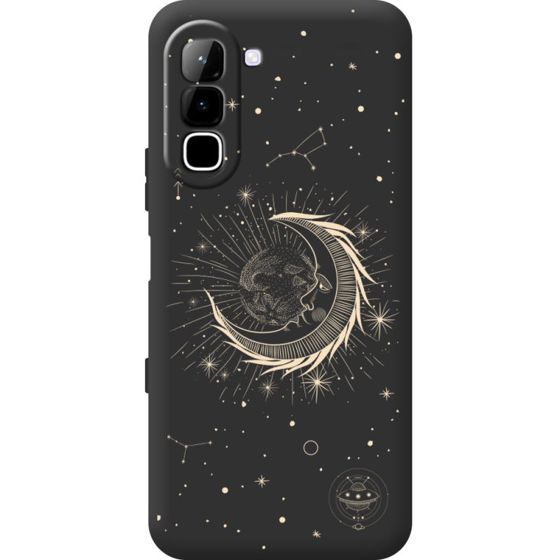 Чорний чохол BoxFace Infinix Hot 70 Moon