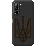 Чорний чохол BoxFace Infinix Hot 70 Ukrainian Trident