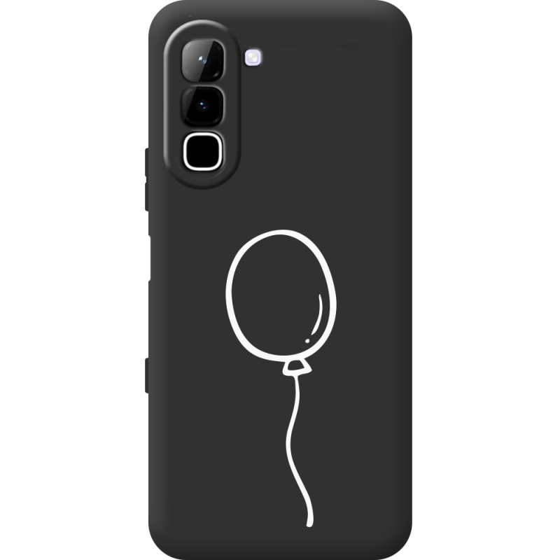 Чорний чохол BoxFace Infinix Hot 70 Balloon