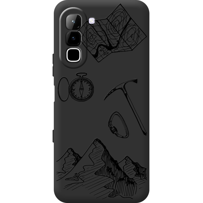Чорний чохол BoxFace Infinix Hot 70 Mountains