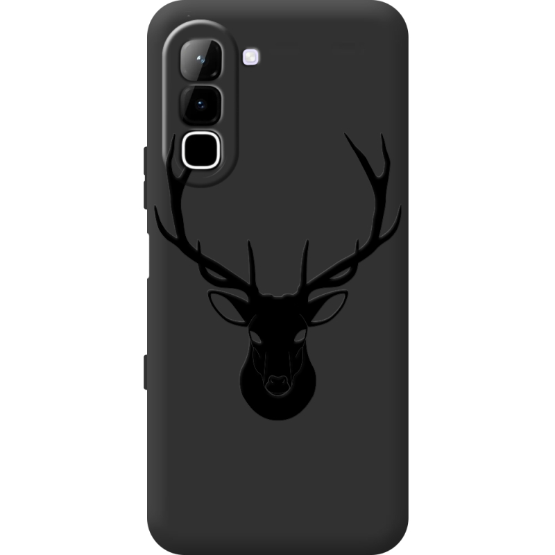 Чорний чохол BoxFace Infinix Hot 70 Deer