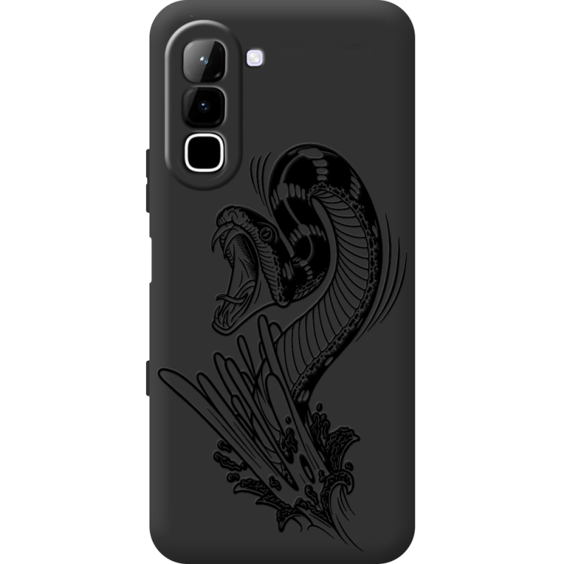 Чорний чохол BoxFace Infinix Hot 70 Snake