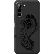 Чорний чохол BoxFace Infinix Hot 70 Snake