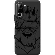 Чорний чохол BoxFace Infinix Hot 70 Bear King
