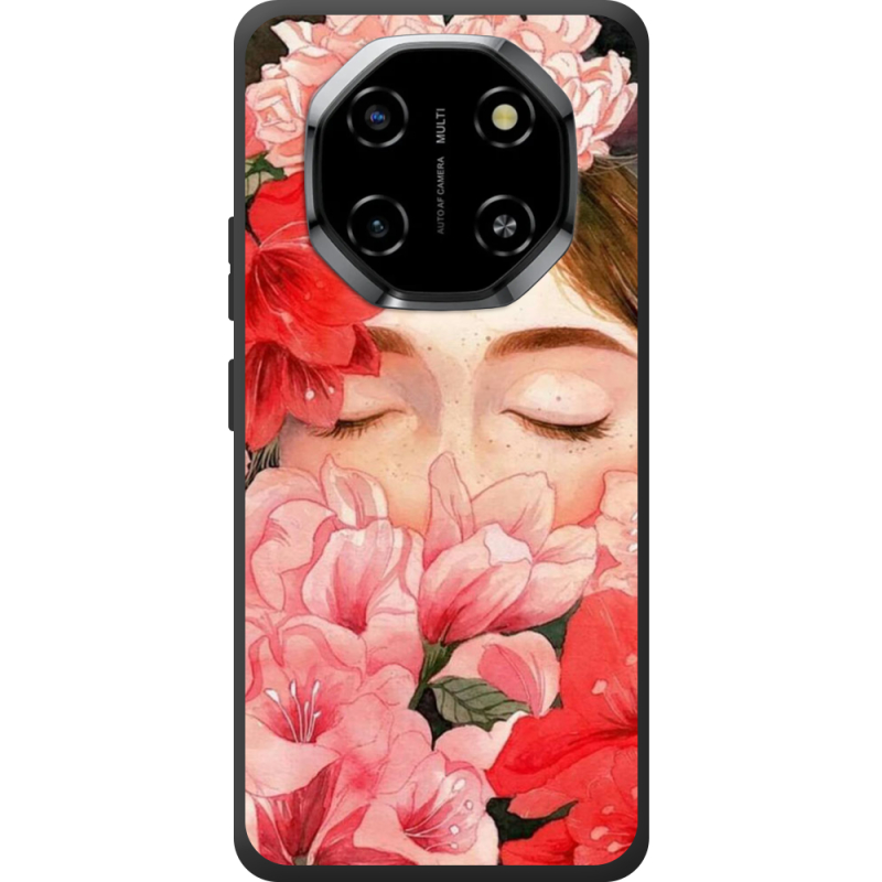 Чохол BoxFace Blackview Shark 6 Girl in Flowers