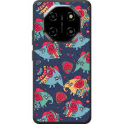 Чохол BoxFace Blackview Shark 6 Flying Elephants