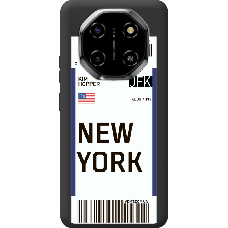Прозорий чохол BoxFace Blackview Shark 6 Ticket New York